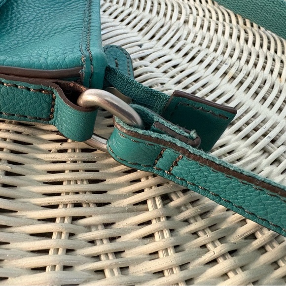 Fossil Teal Leather Crossbody Bag - Picture 8 of 12